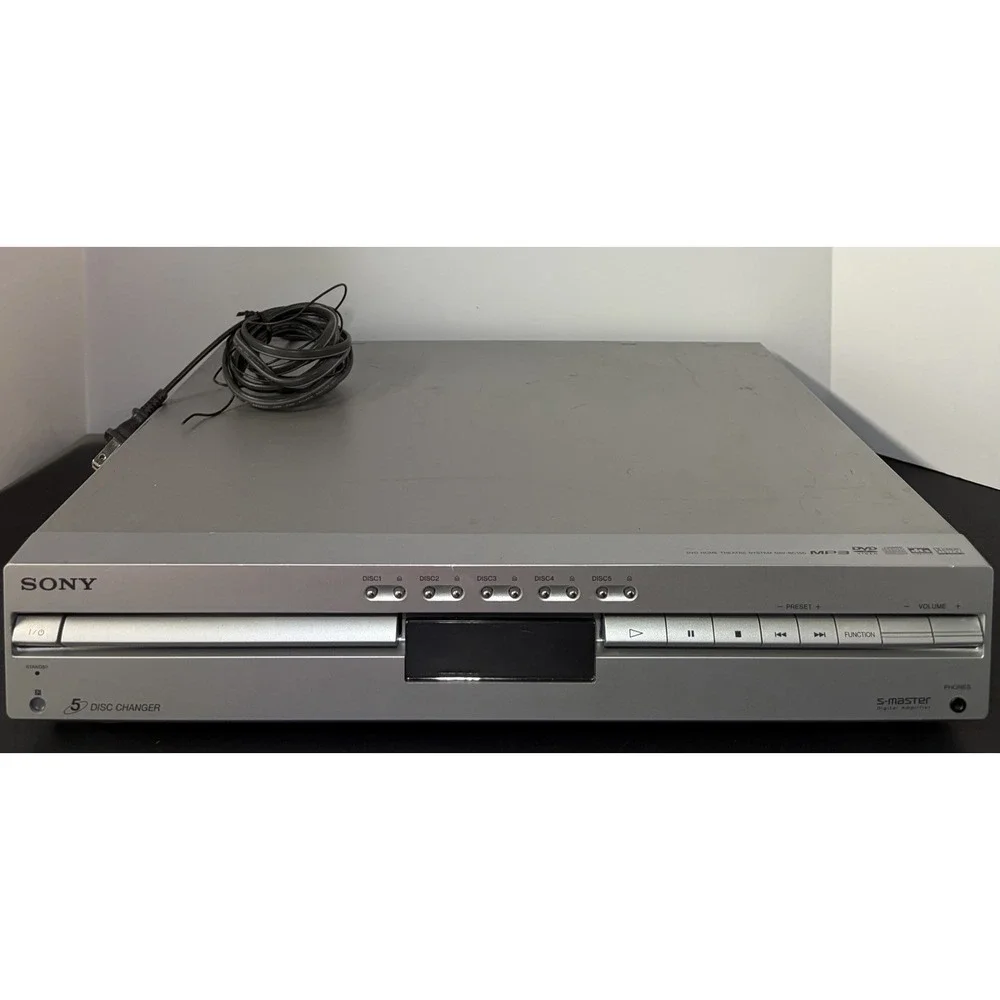 Sony HCD-BC150 Home Theatre 5 Disc DVD CD Change No Remote/Speakers TESTED WORKS